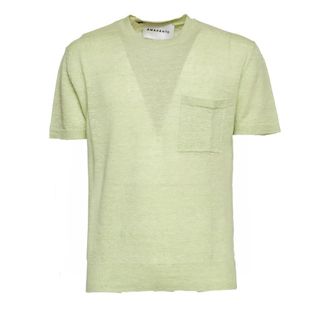 Amaranto Round-neck Knitwear, male, Green, Size: M Round-neck Knitwear