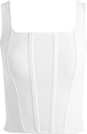 Alice & Olivia Sariah corset top - White