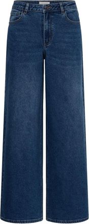 Kaffe Karla Wide Jeans - - Jeans - Donna - Blu - M
