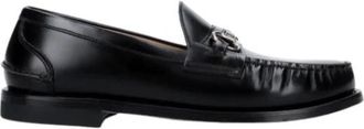 Premiata Zapato mocas&iacute;n con aplique met&aacute;lico - Heren - Loafers - Zwart - 41 EU - Leer - Schoenen