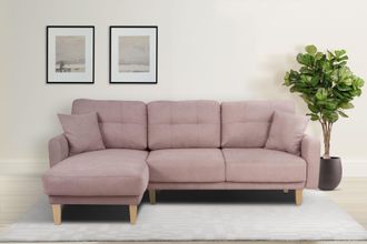 HOME AFFAIRE Ecksofa »TRIPLO optionale Schlafsofa mit Bettkasten, Masse B/T/H: 234/164/89 cm« L-Form wahlweise mit Bettfunktion - Liegefläche 132x210 cm
