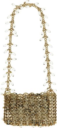 Paco Rabanne 1969 Nano Crystal Borse A Spalla E Tracolla Oro-Donna