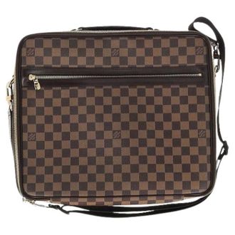 Louis Vuitton Pre-owned Cross Body Bags, female, Brown, Size: ONE SIZE Pre-owned Canvas Cross Body Bag