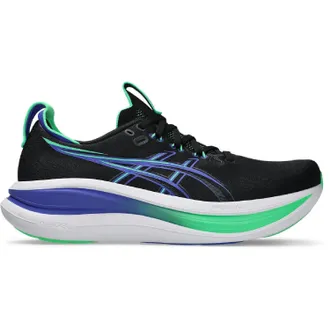 Asics Mens GEL-Nimbus 28 Road-Running Shoes Black 10.5