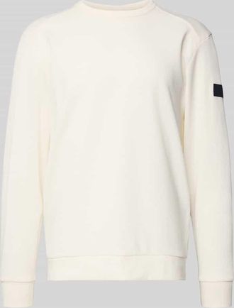 Tom Tailor Regular Fit Langarmshirt aus Baumwoll-Mix in Offwhite, Gr&ouml;&szlig;e XXXL