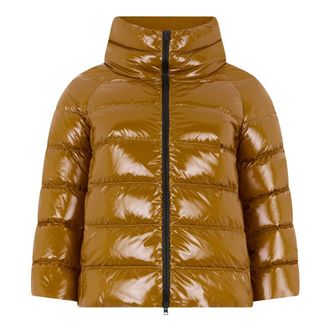 Herno Chaqueta Acolchada con Cremallera - Jackets - Mujer - Marr&oacute;n - 2XS