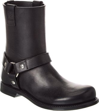 Loewe Campo Leather Biker Boot