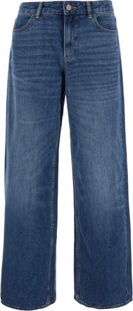 Tory Burch Jean de pierna ancha recta - Jeans - Mujer - Azul - W26