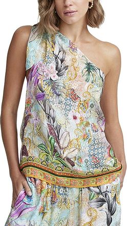 Robert Graham Addie Silk-Blend Woven Shirt