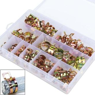 OEM Abrazaderas De Resorte Para Mangueras Y Tubos, 100 Unidades, Abrazaderas De Resorte Para L&iacute;neas De Combustible, Mangueras Y Tubos De Aire (6-22 Mm, 10