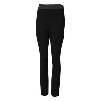 Dolce & Gabbana High Waist Leggings Trousers - female - Dolce & Gabbana - Slim-fit Trousers - Black - S - Trousers
