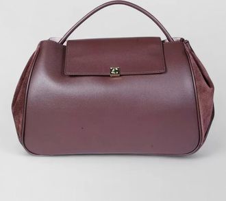 Coccinelle leather paneled shoulder bag