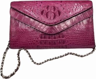 Generic tote handbag for women Fashion Designer Genuine Crocodile Female Women Small Envelop Purse Real Alligator Leather Ladies Single Cross Shoulder Bag