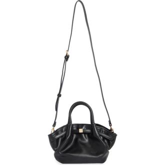 Urban Expression Faux Leather Top Handle Crossbody Bag in Black at Nordstrom Rack