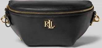 Lauren Ralph Lauren Bauchtasche aus Rindsleder mit Label-Applikation Modell MARCY in Black, Größe 1