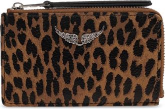 Zadig&Voltaire Accessoires, Dames, Bruin, ONE Size, Katoen, Leren Kaarthouder