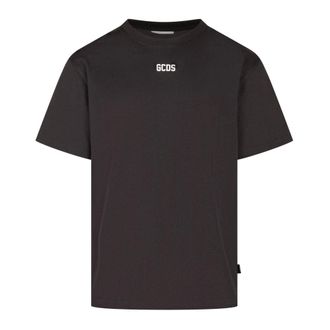 GCDS Gcds - Mini Logo T-shirt - Heren - Tops - Zwart - Maat: XL