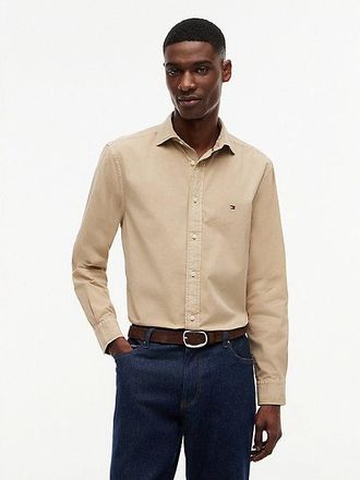 Tommy Hilfiger Regular Fit Washed Poplin Shirt