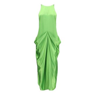 Khaite Kent Jurk - Dames - Jurken - Groen - Maat: XS Zijde