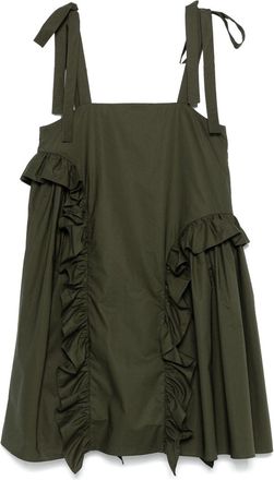 Cecilie Bahnsen Abito corto Agata - Verde