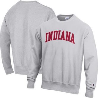 Champion Mens Champion Gray Indiana Hoosiers Reverse Weave Fleece Sweatshirt at Nordstrom, Size X-Large