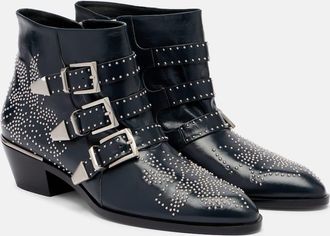 Chlo&eacute; Chlo&eacute; Susanna studded leather ankle boots