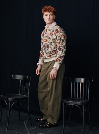 Le 31 Mens Colourful twill pant Loose fit Imported from Seoul