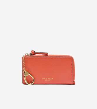 Cole Haan Womens Rachel Card Case - Orange