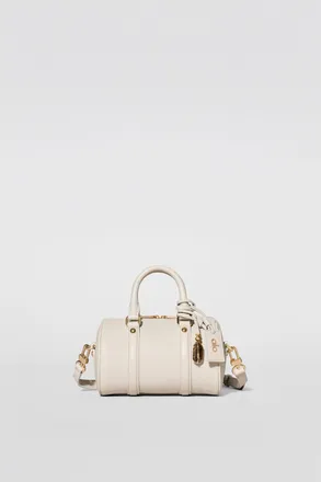Alo Mini Voyage Bag in Bone Leather