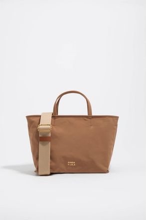 Bimba & Lola Medium Gabardine Shopper Bag in Cinnamon at Nordstrom
