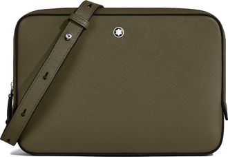Montblanc Sartorial Small Leather Crossbody Bag in Khaki at Nordstrom