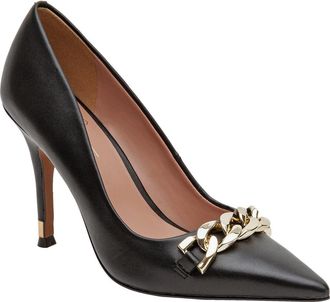 Linea Paolo Pandora Pointed Toe Pump in Black at Nordstrom Rack, Size 5.5