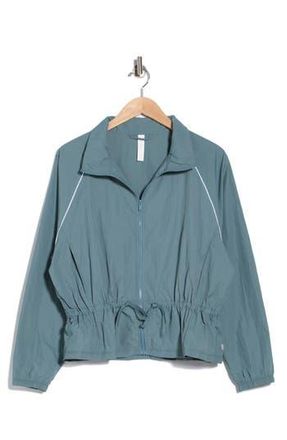 Zella Breakaway Crinkled Jacket in Blue Goblin at Nordstrom Rack, Size X-Small