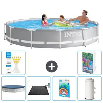 Intex Piscina Prism Frame Redonda - 366x76 Cm - 7-piezas S118