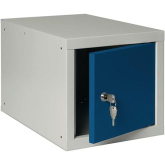 OEM Armoire Vestiaire Gris Clair/bleu Gentiane H350xl400xp450mm 1 D&eacute;partement