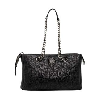 Kurt Geiger Kensington Schoudertas - Dames - Tassen - Zwart - Maat: ONE Size Leer