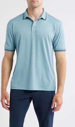 Swannies Thatcher Tipped Performance Polo in Slate at Nordstrom Rack, Size Xx-Large