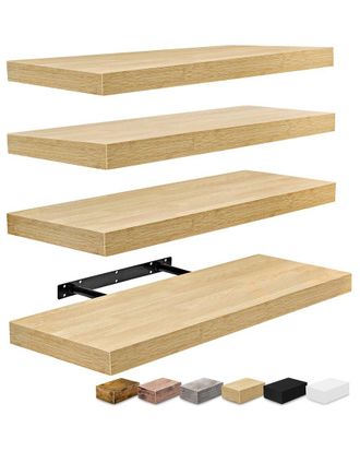 Sorbus Set Of 4 Floating Shelves