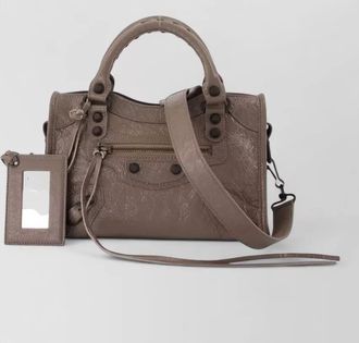 Balenciaga le city mini leather shoulder bag
