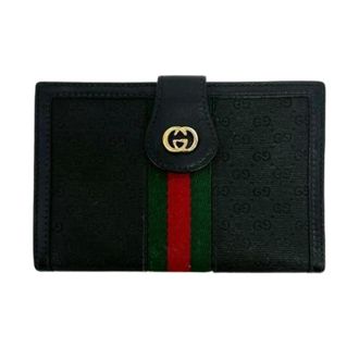 Gucci Pre-owned Wallets, female, Black, Size: ONE SIZE Pre-owned Micro GG PVC Leather Wallet