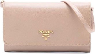 Prada Pre-owned Prada Saffiano Wallet on Strap VCM0O6FTUTWME7W1