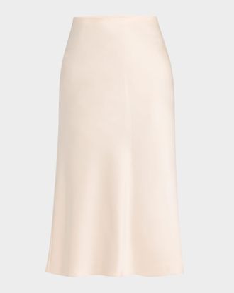 Alice & Olivia Maeve Mid-Length Slip Skirt