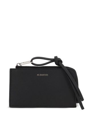 Jil Sander Giro leather pouch - men - Calf Leather - One Size - Black