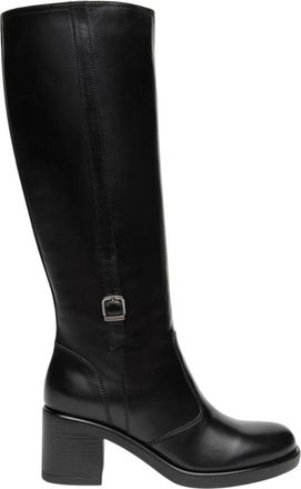 Nero Giardini Stivale Alto in Pelle - - Shoes - Donna - Nero - 36 EU