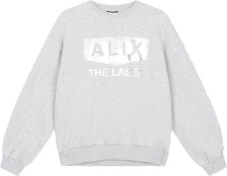 ALIX The Label Alix The Label, Dames, Sweatshirts & Hoodies, Grijs, Maat: XS