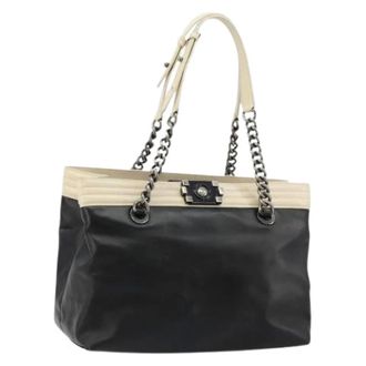 Chanel Pre-owned Tote Bags, female, Black, Size: ONE SIZE Pre-owned Vintage Tote Bag
