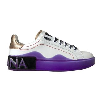 Dolce & Gabbana Dames, Schoenen, Wit, Maat: 35 EU Leer