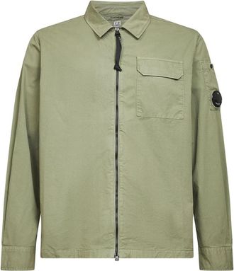 C.P. Company CP Company Shirts - Heren - Zomerjassen - Groen - 2XL - Katoen - Jassen