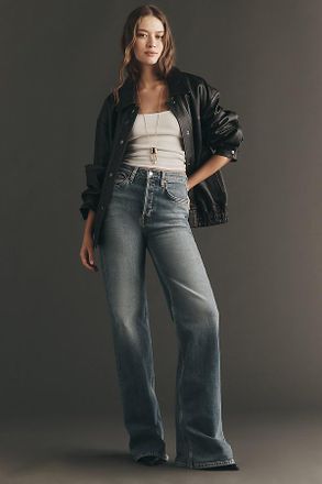 Re/Done High-Rise Wide-Leg Jeans