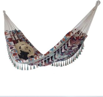 OEM Hamaca De Jard&iacute;n De Lona Suave Con Mochila, Ideal Para Jard&iacute;n, Porche, Viajes Y Camping (200 X 150 Cm)